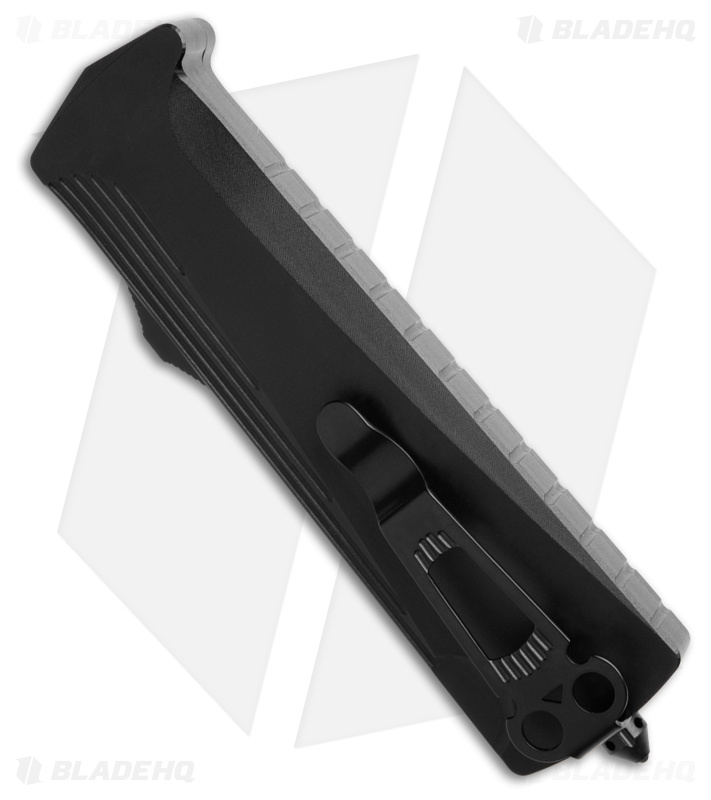 Daggerr Knives Koschei Double Action OTF Knife Black Aluminum (3.5" Black)