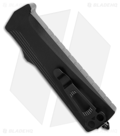 Daggerr Knives Koschei Double Action OTF Knife Black Aluminum (3.5" Black)