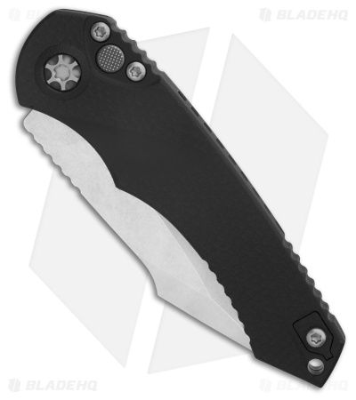 Heretic Knives Mini Pariah S/E Automatic Knife Black Polymer (3.3" SW)