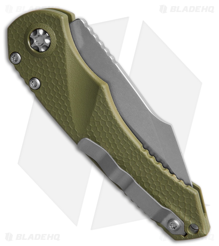Heretic Knives Mini Pariah S/E Auto | OD Green Polymer | SW
