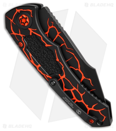 Heretic Knives Pariah Auto Knife UV Magma Orange (3.8" Magma Orange)
