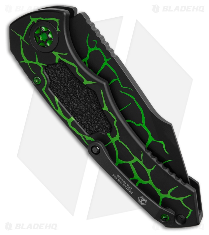 Heretic Knives Pariah Auto | UV Toxic Green