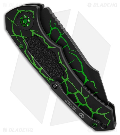 Heretic Knives Pariah Auto Knife UV Toxic Green (3.8" Toxic Green)