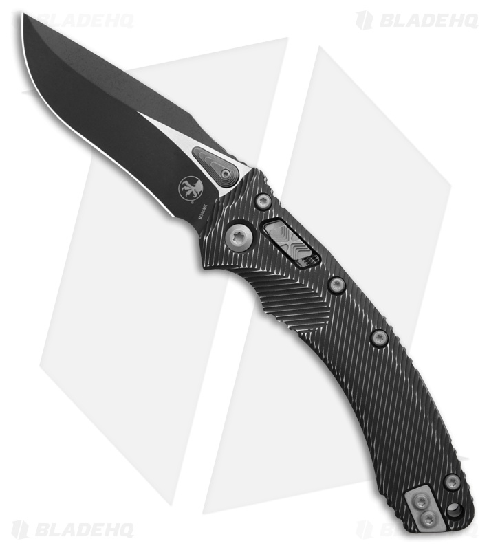 Microtech Amphibian S/E Ram-Lok Knife Fluted Black Al (3.9" Black)