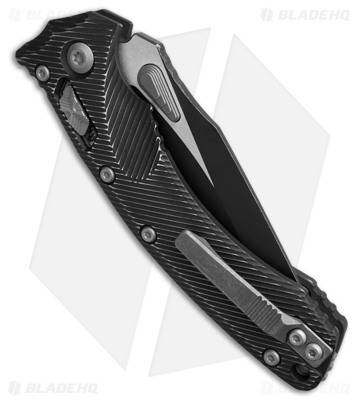 Microtech Amphibian S/E Ram-Lok Knife Fluted Black Al (3.9" Black)