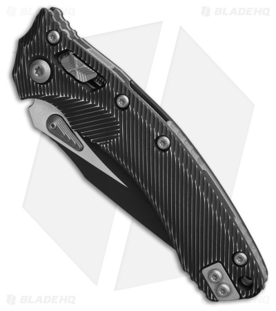 Microtech Amphibian S/E Ram-Lok Knife Fluted Black Al (3.9" Black)