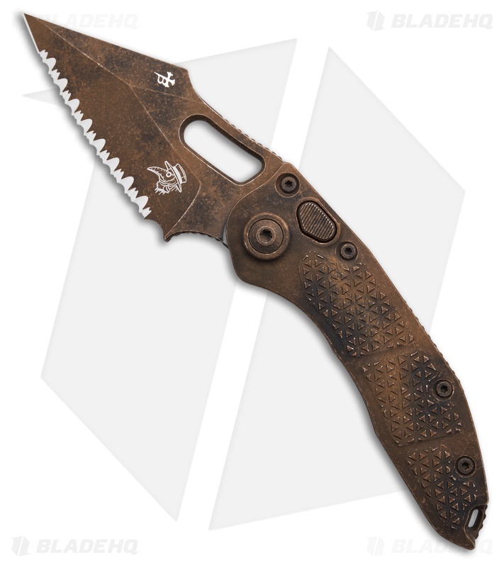 Microtech Stitch-A S/E Automatic Knife Plague Outbreak Full Serrated