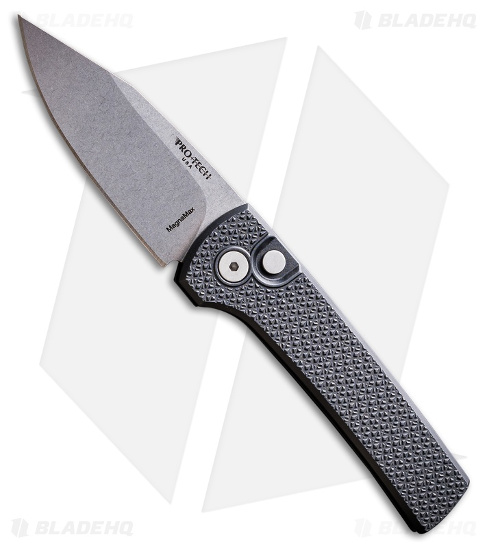 Pro-Tech Chavez Scapegoat Compact Auto Knife Carbide Textured Black Al (3.2" SW)