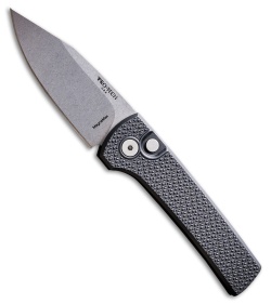 Pro-Tech Chavez Scapegoat Compact Auto Knife Carbide Textured Black Al (3.2" SW)