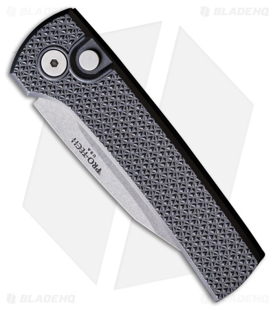 Pro-Tech Chavez Scapegoat Compact Auto Knife Carbide Textured Black Al (3.2" SW)