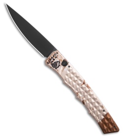 Piranha Crossfire Automatic Knife Camo Aluminum (3.1" Black) P-23CT