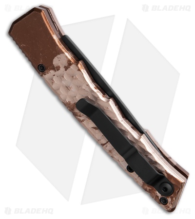 Piranha Crossfire Automatic Knife Camo Aluminum (3.1" Black Serr) P-23CTS