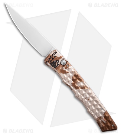 Piranha Crossfire Automatic Knife Camo Aluminum (3.1" Mirror) P-23C