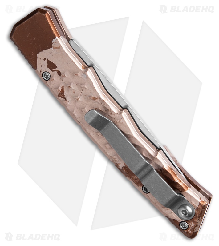 Piranha Crossfire Automatic Knife Camo Aluminum (3.1" Mirror Serrated) P-23CS
