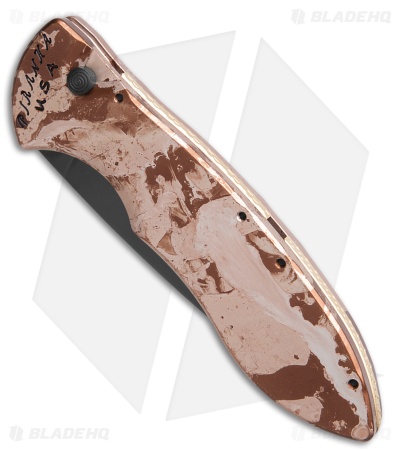 Piranha Fusion Automatic Knife Camo Aluminum (3.5" Black)