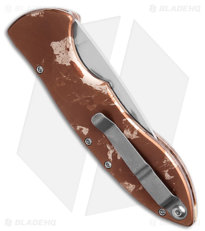 Piranha Fusion Automatic Knife Camo Aluminum (3.5" Satin)