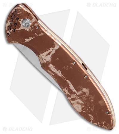 Piranha Fusion Automatic Knife Camo Aluminum (3.5" Satin)
