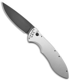 Piranha Fusion Automatic Knife Silver Aluminum (3.5" Black)