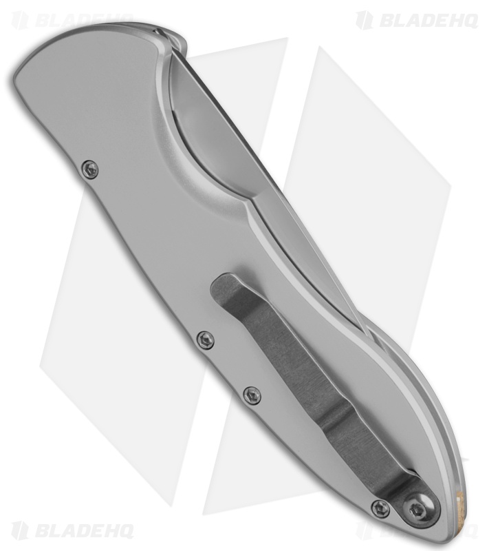 Piranha Fusion Automatic Knife Silver Aluminum (3.5" Satin)