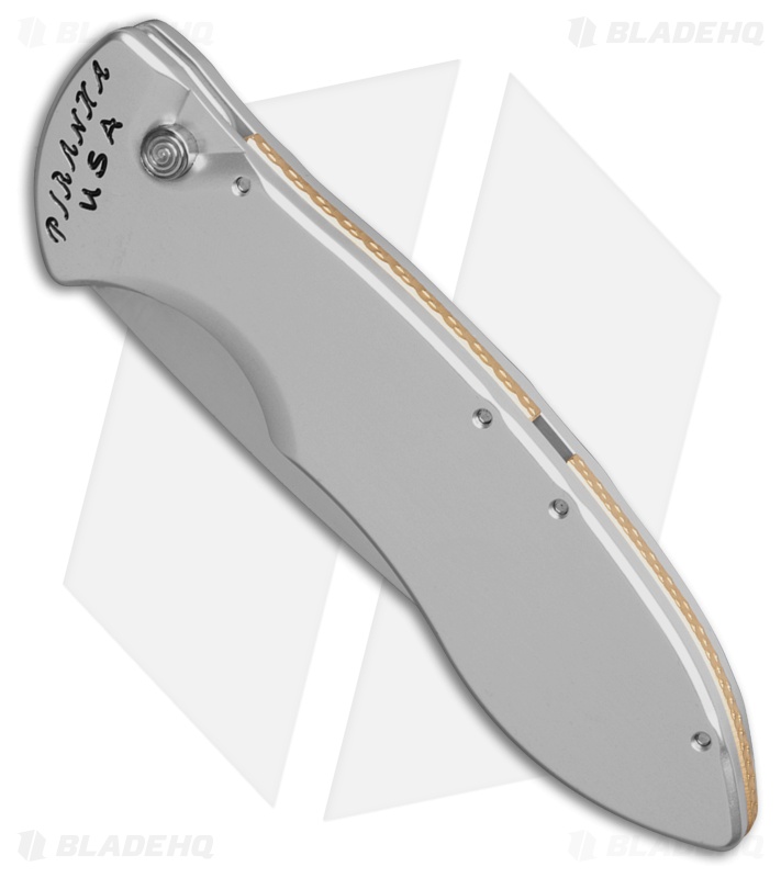 Piranha Fusion Automatic Knife Silver Aluminum (3.5" Satin)