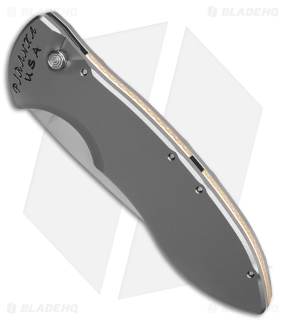 Piranha Fusion Automatic Knife Titanium (3.5" Satin)
