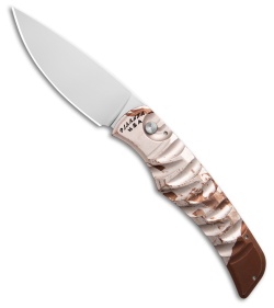 Piranha Paradox Automatic Knife Camo Aluminum (3.1" Mirror) P-24C