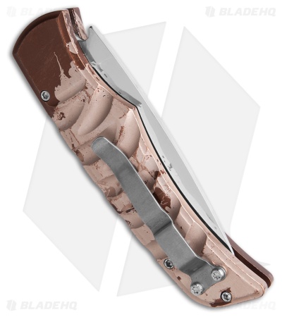 Piranha Paradox Automatic Knife Camo Aluminum (3.1" Mirror Serrated) P-24CS