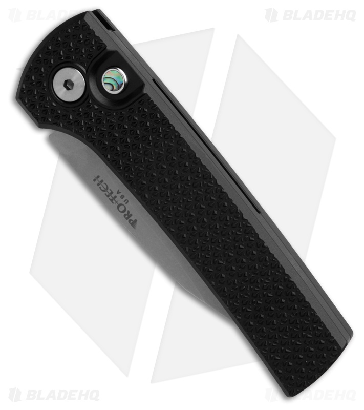 Pro-Tech Chavez Scapegoat Compact Automatic Knife Textured Black Al (3.2" SW)