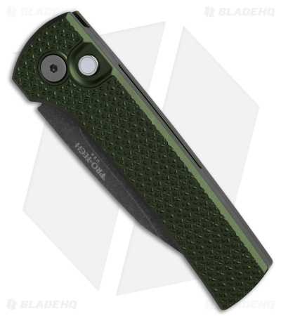 Pro-Tech Chavez Scapegoat Compact Automatic Knife Textured Green Al (3.2" AW)