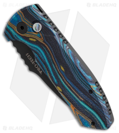 Pro-Tech Custom SBR Automatic Knife Starry Night G-Carta (2.6" DLC S35VN)