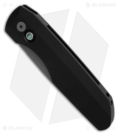 Vero Engineering + Pro-Tech Synapse 2 Automatic Knife Black Aluminum (3.5"  BB)