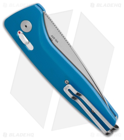 SOG One Zero Budget AU Automatic AU-XR Lock Knife Nordic Blue G-10 (3.1" Satin)