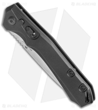 Bear OPS Bold Action Automatic Knife Black Aluminum (3.25" Satin) AC-1800-AIBK-S