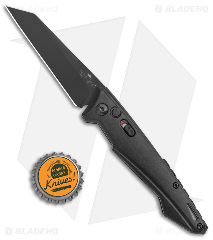 Bear OPS Bold Action XV Automatic Knife Black Aluminum (3.1" Black)