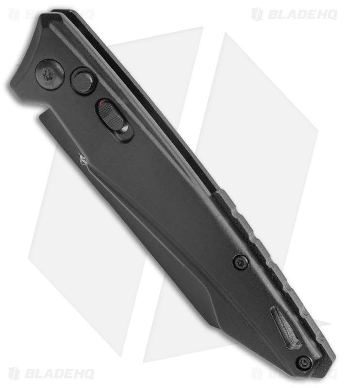 Bear OPS Bold Action XV Automatic Knife Black Aluminum (3.1" Black)