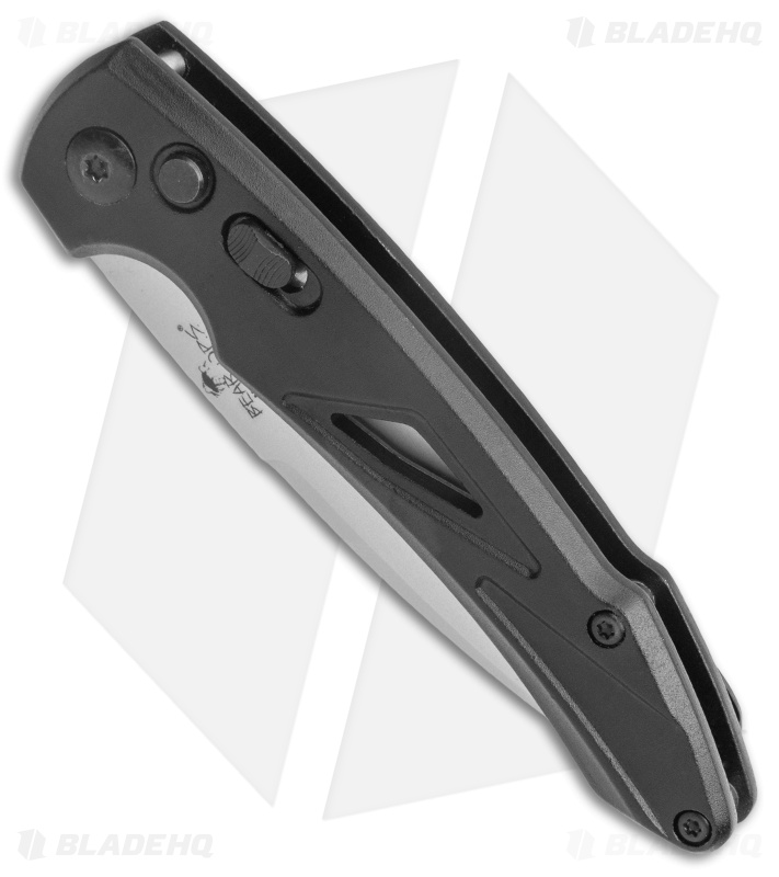 Bear OPS Bold Action XVI Automatic Knife Black Aluminum (2.8" Bead Blast)