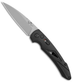 Bear OPS Bold Action XVI Automatic Knife Black Aluminum (2.8" Bead Blast)