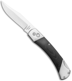 Bear and Son Automatic Lockback Knife Black G-10  (Satin) GA97