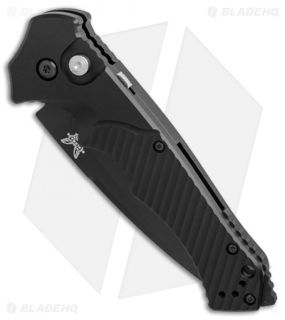 Benchmade Rukus II Automatic Knife (3.4" Black Serr) 9600SBK
