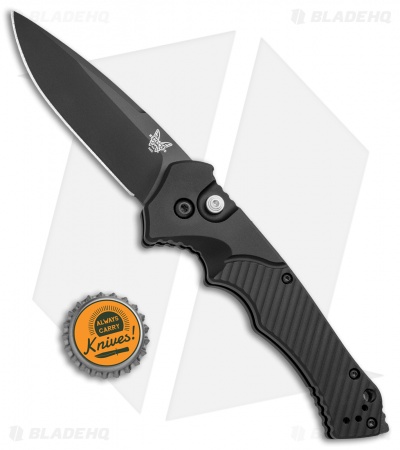 Benchmade Rukus II Automatic Knife (3.4" Black) 9600BK