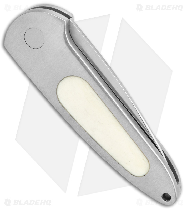 Boker Top Lock II Button Lock Knife Gray Aluminum/Kraton (2.75" Satin) 117107WB