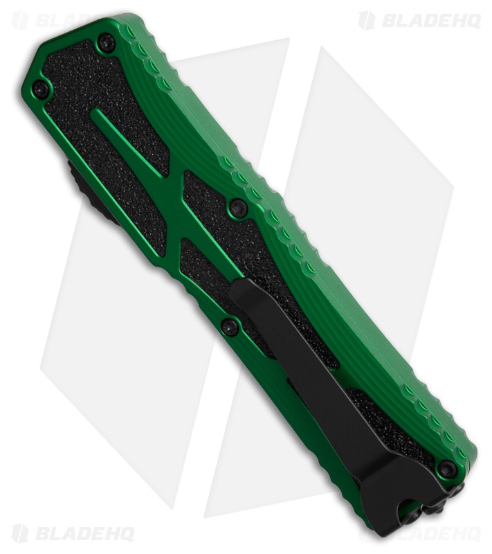 Heretic Knives Colossus D/E OTF Automatic Knife Toxic Green (3.5" Black DLC)