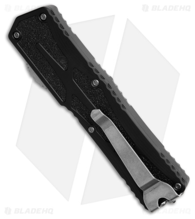 Heretic Knives Colossus MagnaCut Recurve OTF Automatic Knife Black Ti (3.5" SW)
