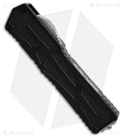 Heretic Knives Colossus MagnaCut Recurve OTF Automatic Knife Black Ti (3.5" SW)