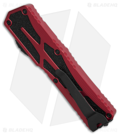 Heretic Knives Colossus OTF Automatic Knife Red Aluminum (DLC Tanto Magnacut)