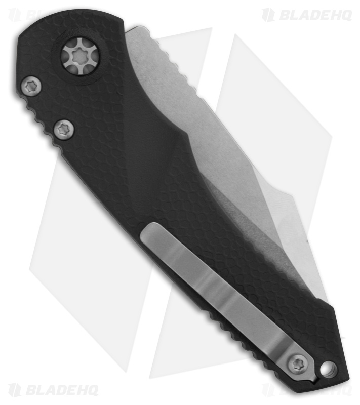 Heretic Knives Mini Pariah S/E Automatic Knife Black Polymer (3.3" SW)