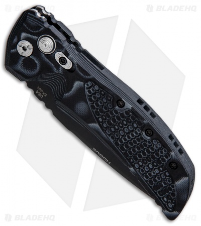 Hogue Knives EX-A01 Automatic Knife Black G-10 (4" Black)