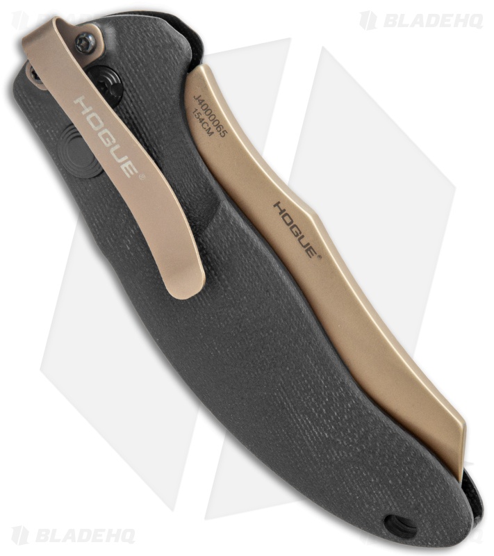 Hogue Sig Sauer EX-A04 Wharncliffe Automatic Knife Black G-10 (3.5" FDE) 36420