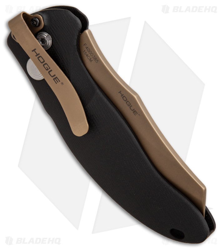 Hogue Sig Sauer EXA04 Wharncliffe Automatic Knife Black G10