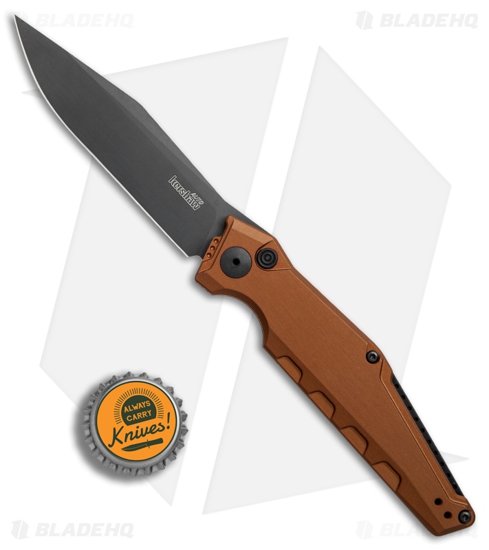 Kershaw Galyean Launch 7 Automatic Knife Earth Brown (3.75" Black) 7900EB